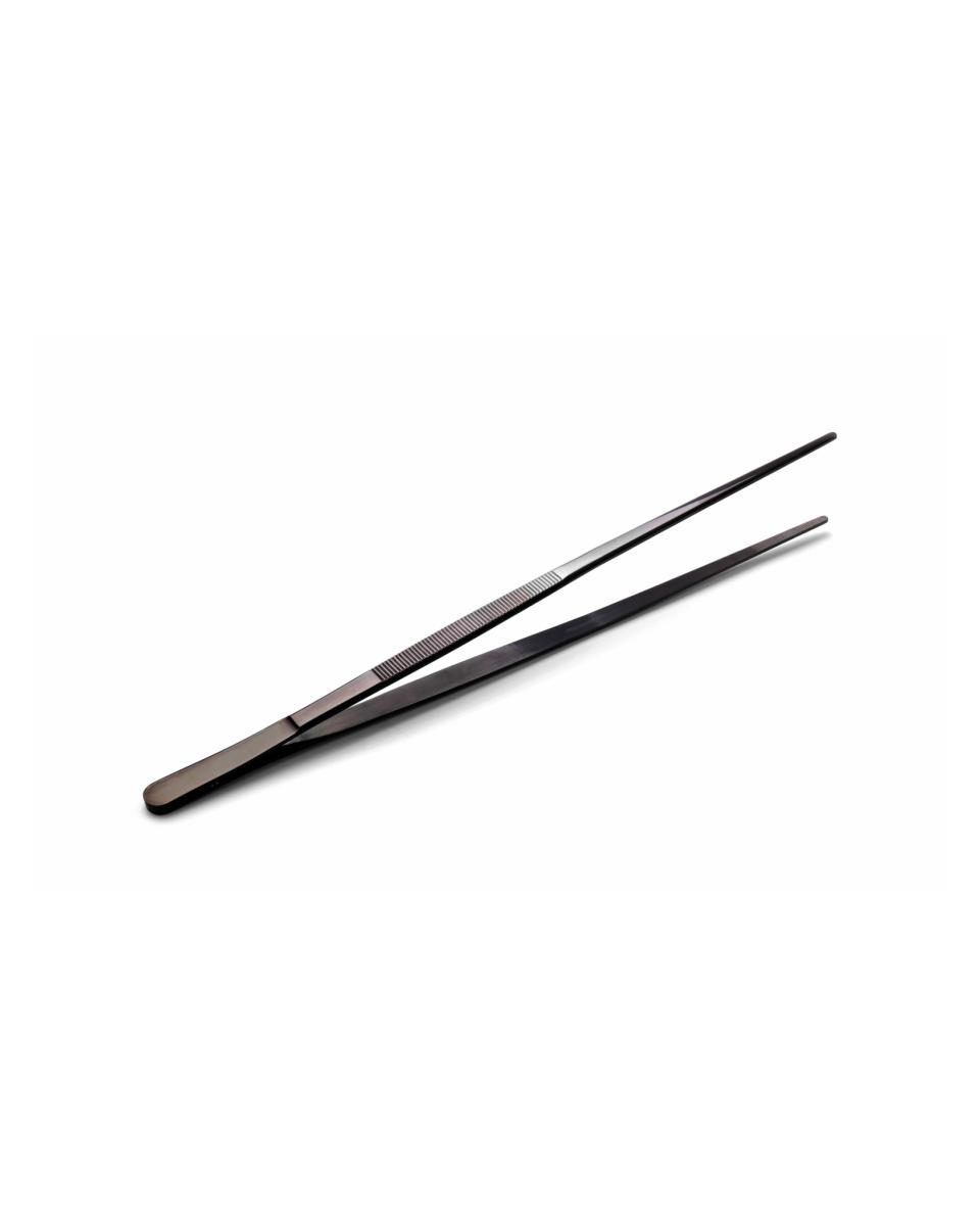 Pincet - RVS - zwart - 300 mm - Hendi - 680131