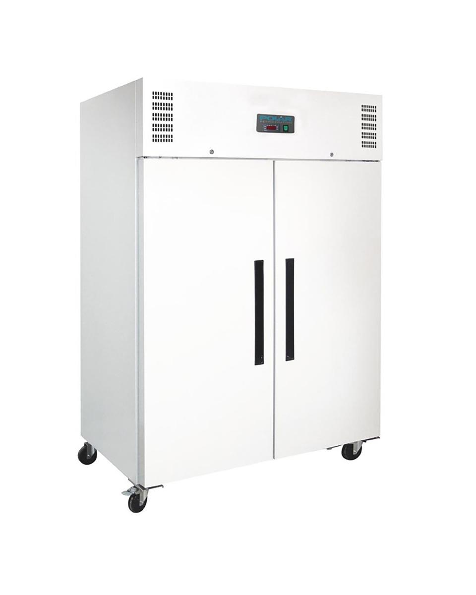 Horeca koelkast - 2/1 GN - 1200 Liter - Wit - 2 deurs - H 200 x 134 x 81.5 CM - 230 V - Polar - CC663