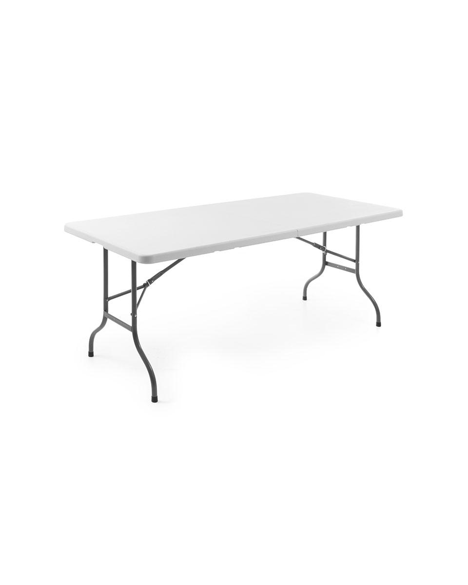 Statafel - 182 cm - Wit - Hendi - 810910