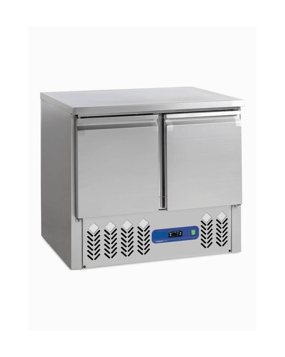 Vrieswerkbank - 2 deurs - 240 Liter - H87 x 94.3 x 70 CM - Motor onder - Diamond - SB2/R2