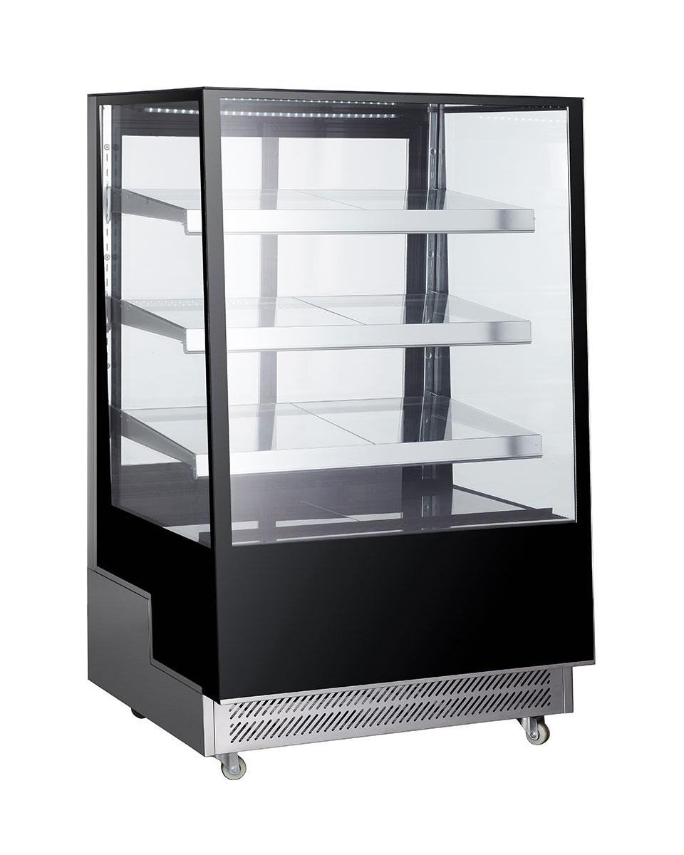 Koelvitrine - 3 Schuine Schappen - 500 L - Hendi - 233443