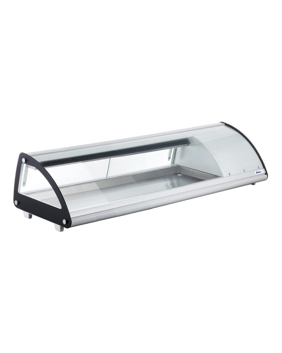 Sushivitrine GN 1/3 63L - RVS - H 33 X 45 X 130.7 CM - Hendi - 233757