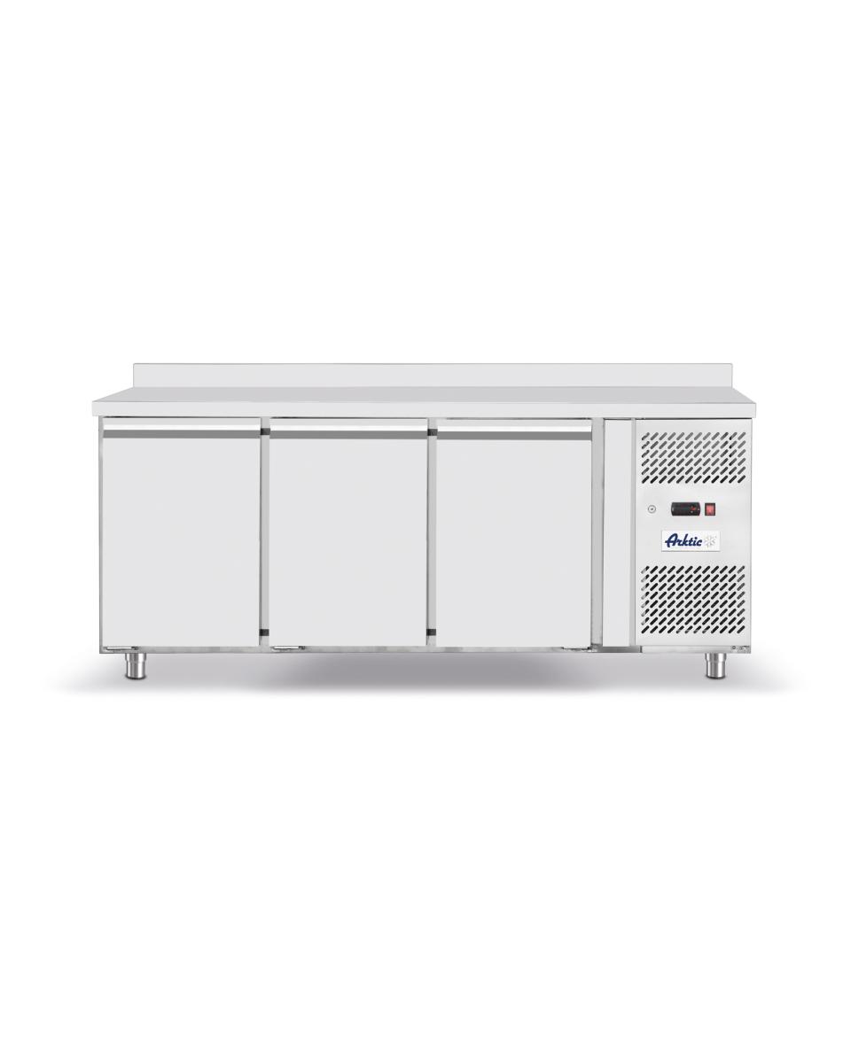 Vrieswerkbank met 3 deuren Profi Line 420L - RVS - H 85 X 70 X 179.5 CM - Hendi - 232699