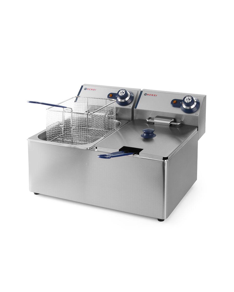 Horeca Friteuse -  Blue Line - 2 x 8 Liter - Hendi - 205839