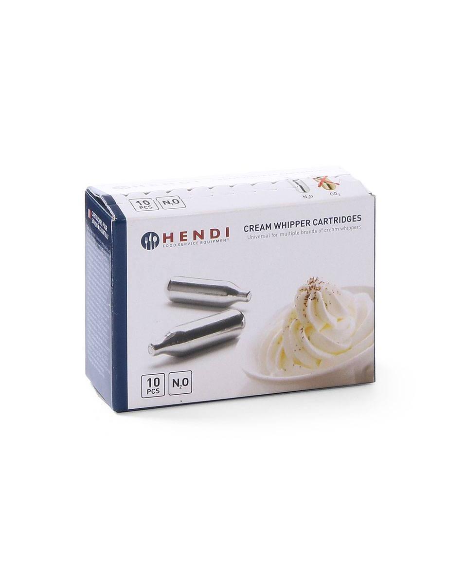 Slagroompatronen - 10 stuks - Hendi - 588208