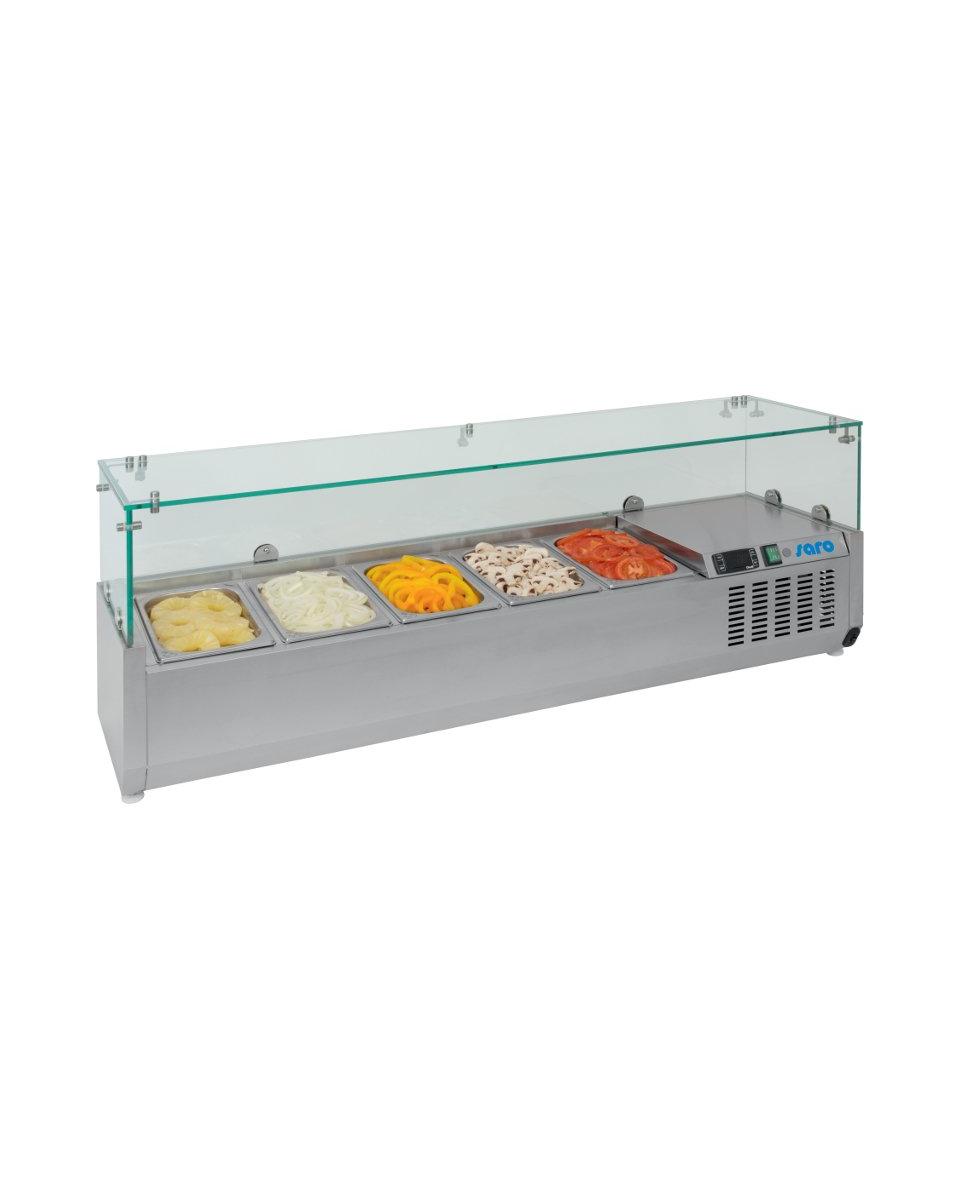 Gekoelde Opzetvitrine - 140 cm - Saro - 323-1037