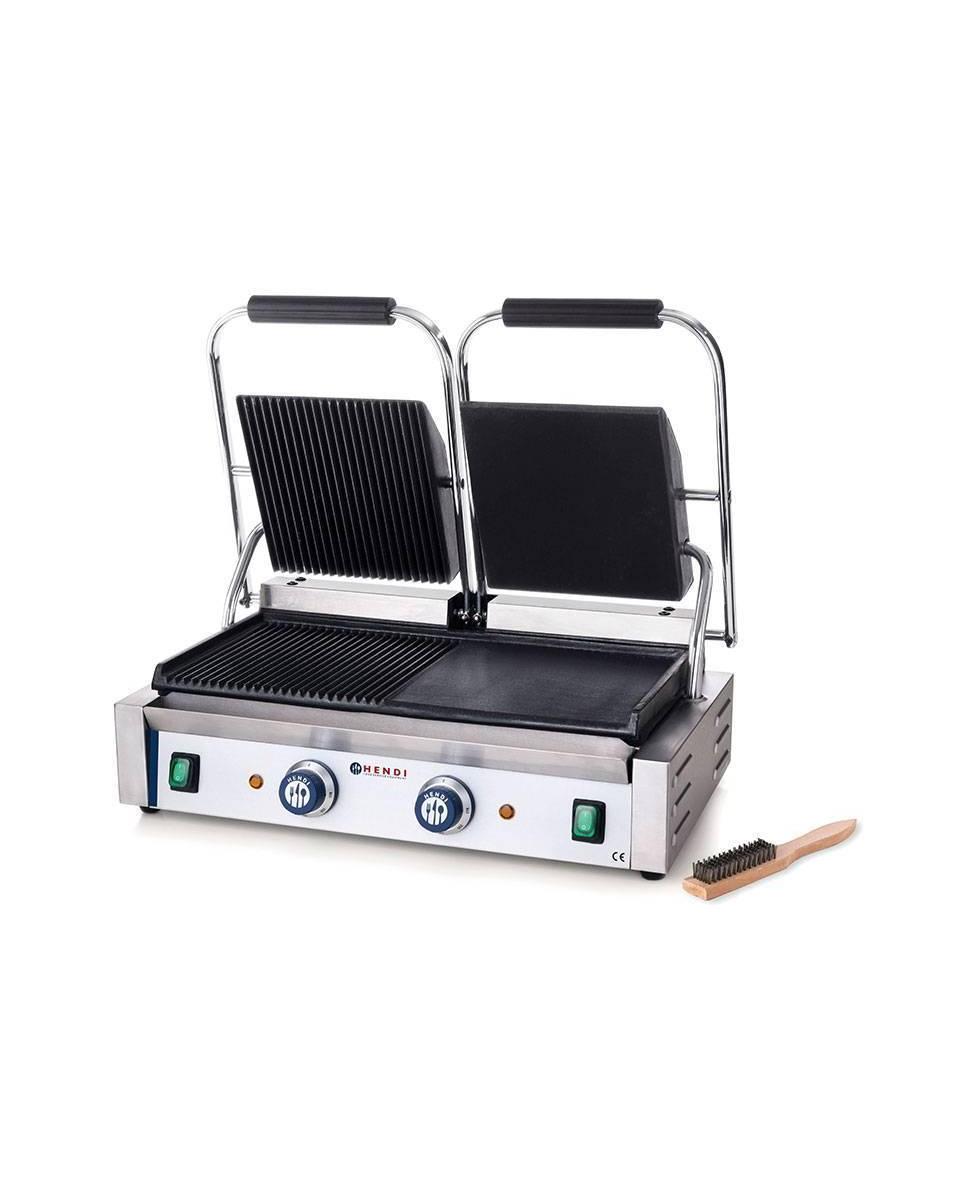 Contactgrill - Dubbele Versie - 57 X 37 CM - Hendi - 263907
