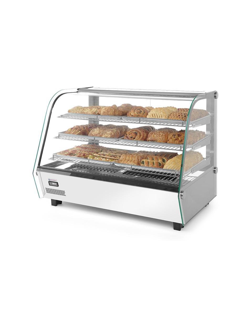 Opzet warmhoudvitrine drielaags - 120 Liter - Hendi - 233726