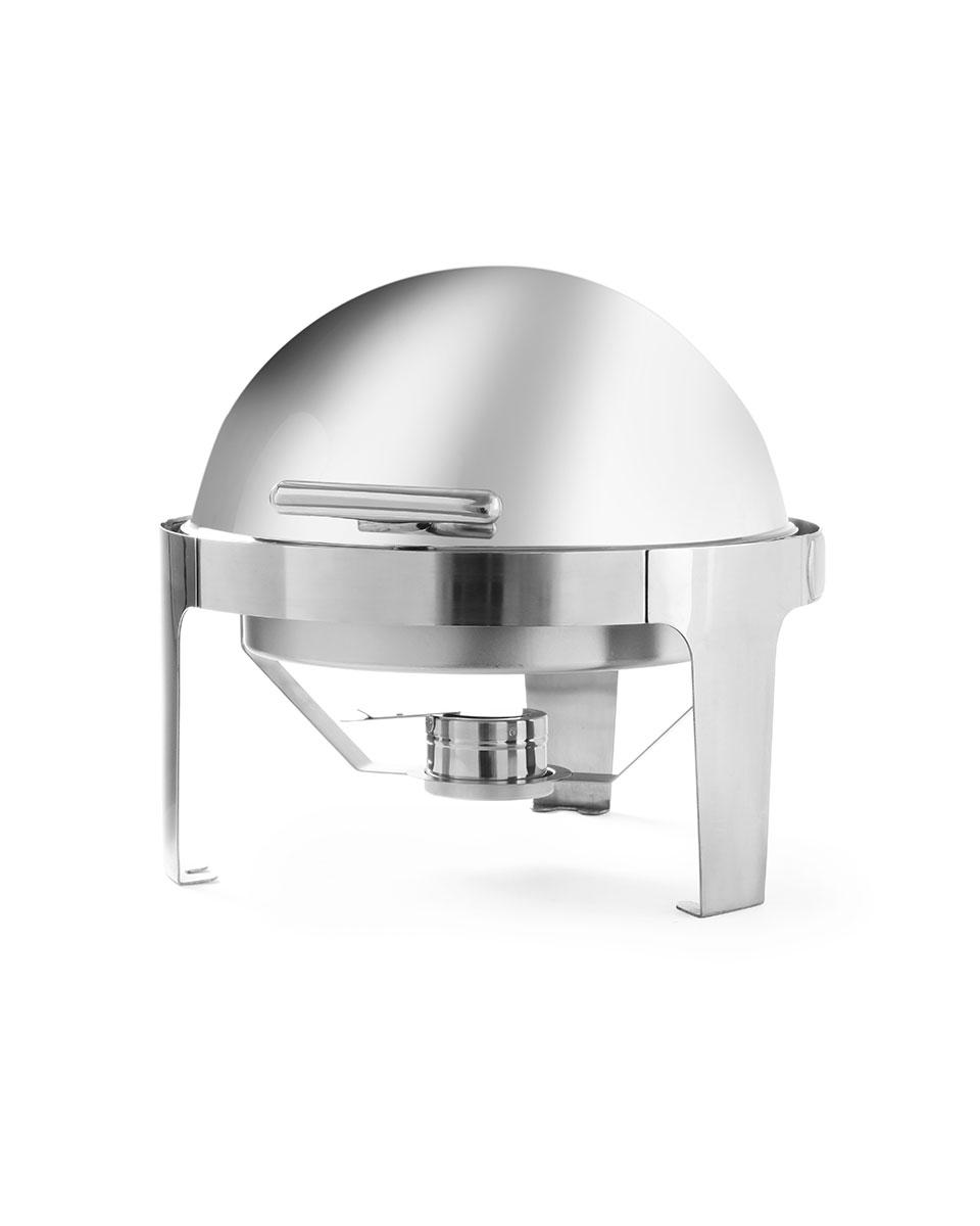 Chafing dish - Rond - Elegante - 5.6 liter - RVS - Hendi - 470312