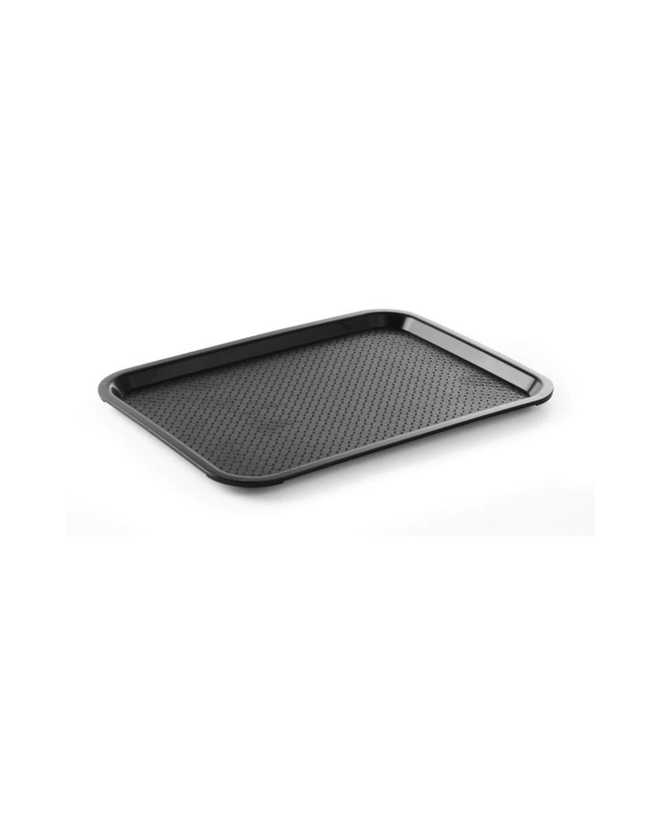 Fastfood dienbladen - Large - Zwart - Hendi - 878859