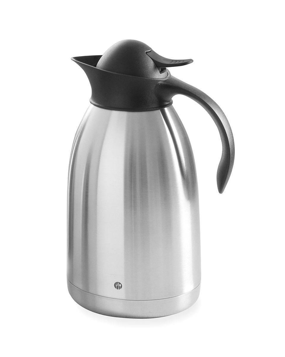 Isoleerkan - RVS - Drukknop - 1.5 liter - Hendi - 446607