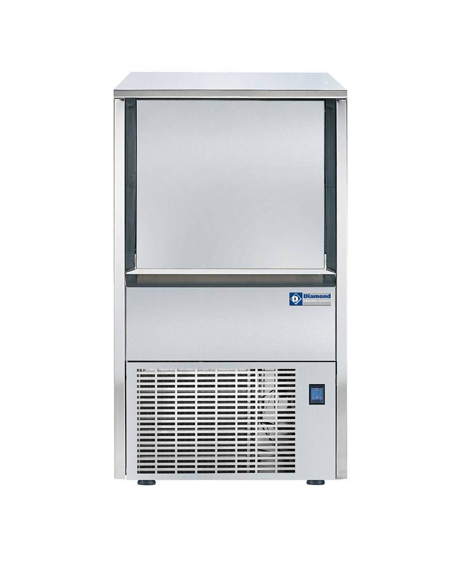Ijsblokjesmachine - 22 KG / 24u - Holle ijsblokjes - Diamond - MXP-25A/N