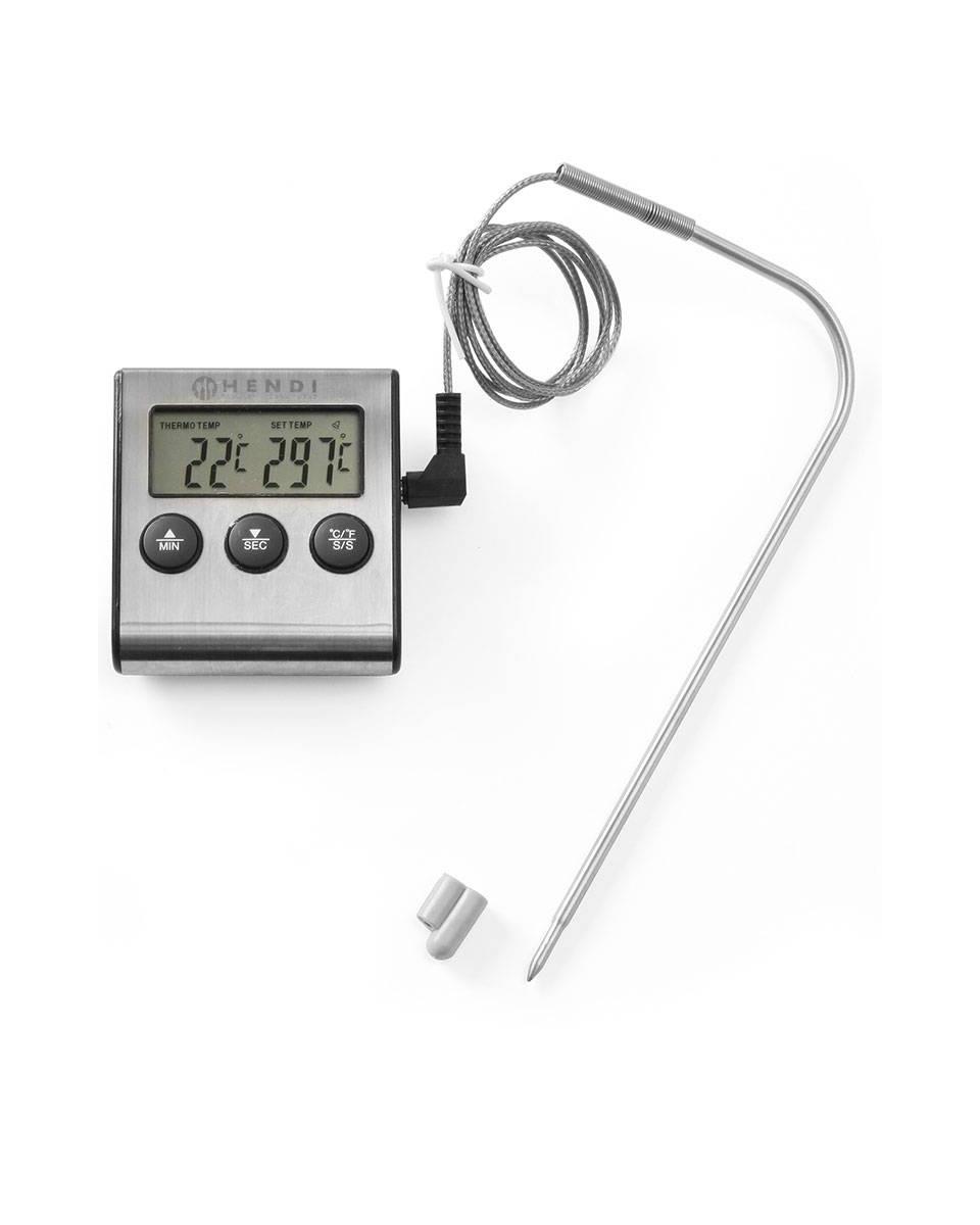 Braad Thermometer/Timer - 6.5 X 7 CM - Hendi - 271346