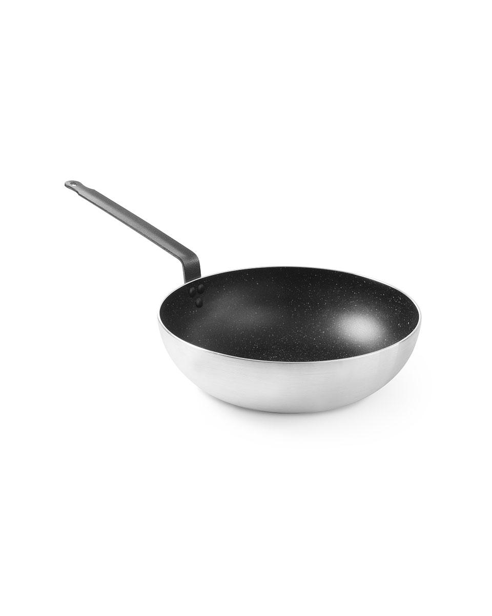 Wokpan - Aluminium - Ø28 cm - Hendi - Marble - Professional  - 627730
