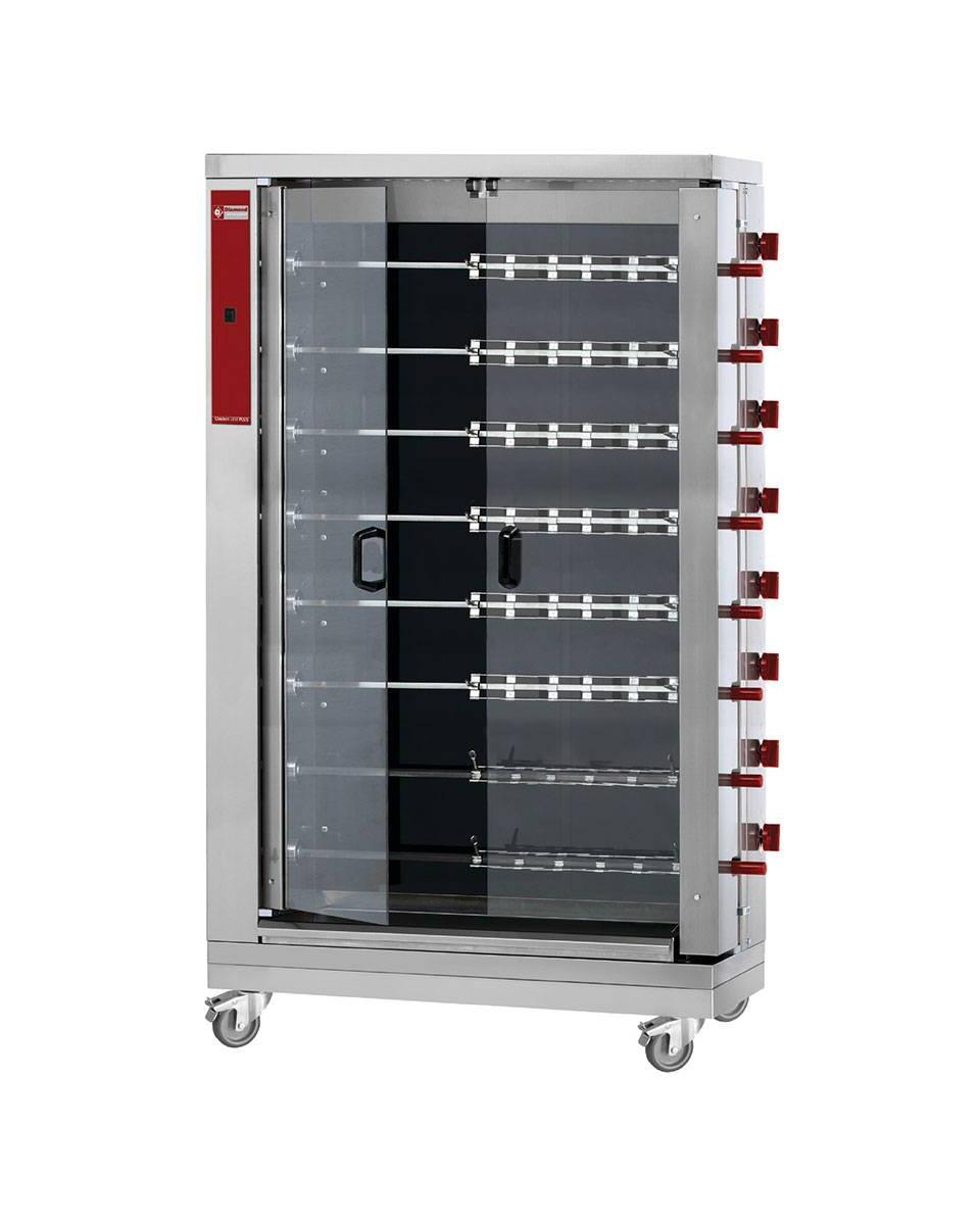 Kippengrill - Vitokeramisch - 48 kippen - 400V - Diamond - RVE/8C-CM