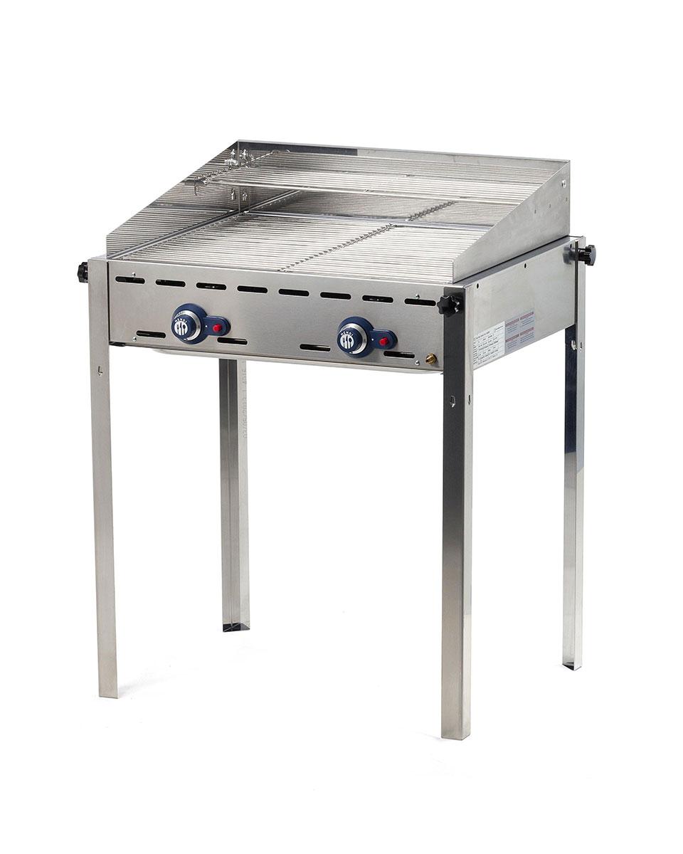 Green Fire met 2 Branders - 74 X 61.2 CM - Hendi - 149621