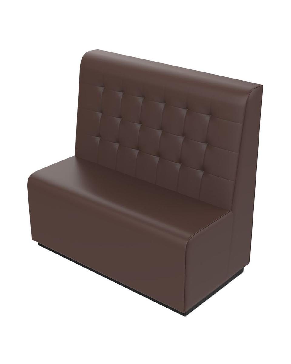 Horeca eetbank - Amsterdam - Bruin - 122 cm - Promoline