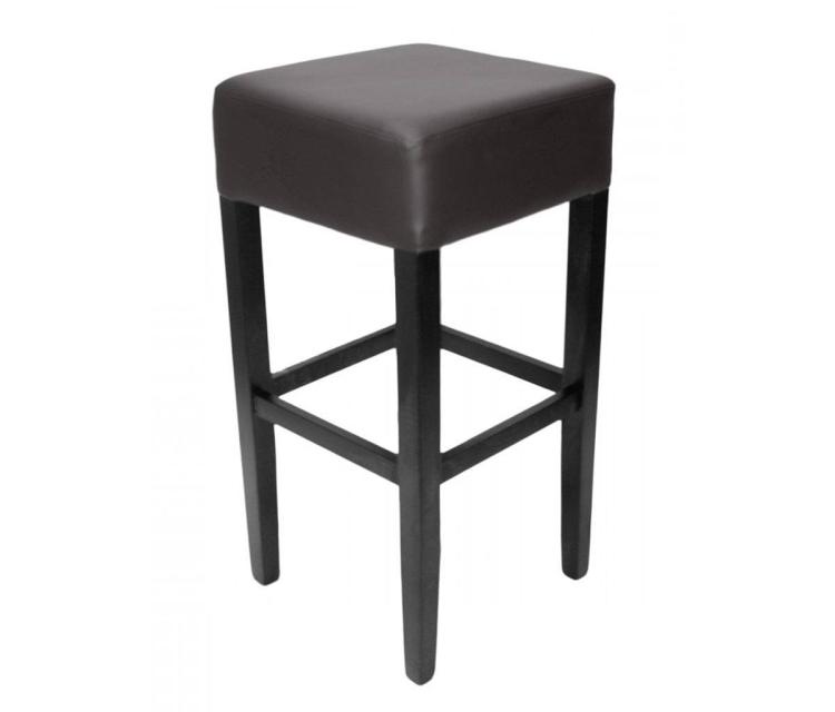 forum noodsituatie Mauve Horeca barkruk - Brugge - Zwart - Kunstleder - Promoline