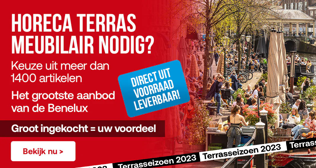 Stijlvol en stapelbaar - Bekijk hier het horeca meubilair van Gooshoreca!